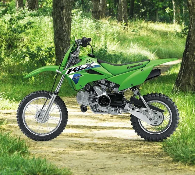 Image of 2027 KLX110R L in action